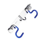 1pc Besen Halter Garten Werkzeug Organizer Stanzen Edelstahl Rake Mop Halter