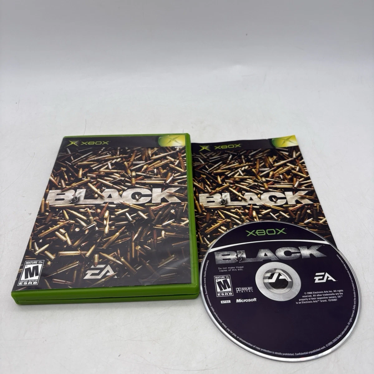 Jeu Vidéo Black Sur Microsoft Xbox – Édition US NTSC – Bon état – Par EA