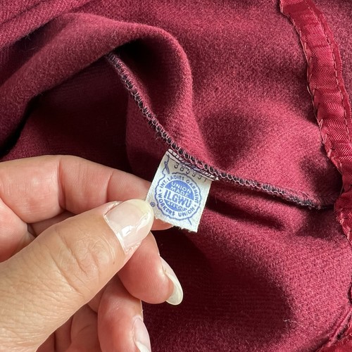 Falda lápiz vintage años 60 Ariel Ltd. mezcla de lana borgoña talla aproximada 0 - Imagen 7 de 8