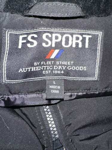 Women’s Fleet Street FS Sport Black Coat Size Large - Picture 13 of 16