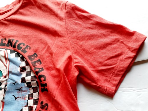 Falls Creek Jungen T-Shirt Dinosaurier Surf Venice Beach rot kurzarm XL 14-16 - Bild 6 von 10