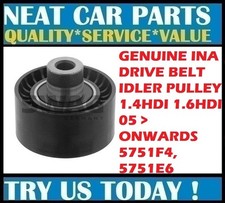 IDLER ROLLER PULLEY FOR PEUGEOT BIPPER EXPERT PARTNER 1.4HDI 1.6HDI 04 > 5751F4 
