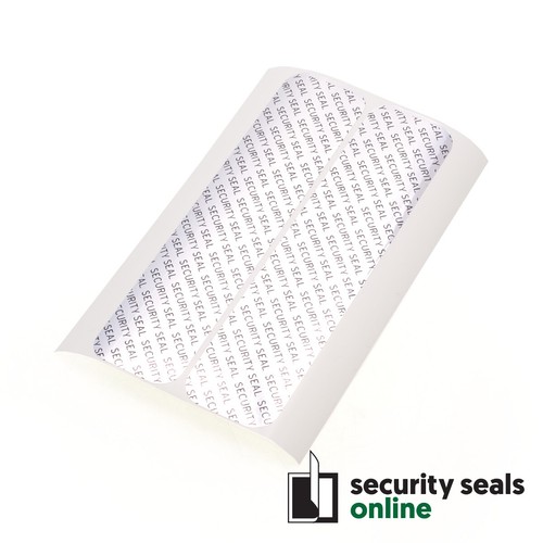 165x38mm Food delivery tamper evident seal stickers - Picture 11 of 14