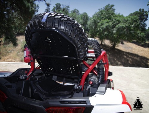 Assault Adventure Spare Tire Carrier Rack For '14-'23 Polaris RZR XP 1000/Turbo - Picture 4 of 9