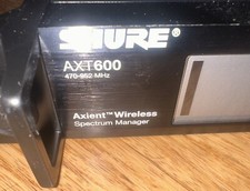 Excellent! - Shure Axt600 470-952 Mhz Axient Wireless Spectrum Manager Digital