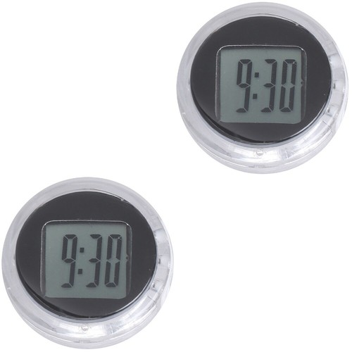 2x Motorcycle Handlebar Watch Digital Clock Timer for Auto Car Dashboard Clock - Picture 7 of 12