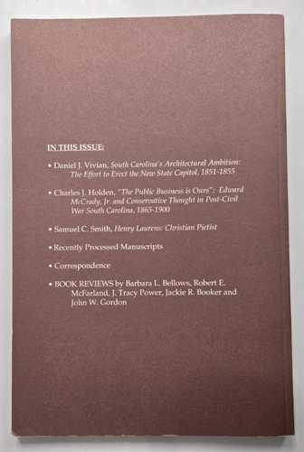 Lot Of 8 South Carolina Historical Magazines From The 1990s - Picture 22 of 24