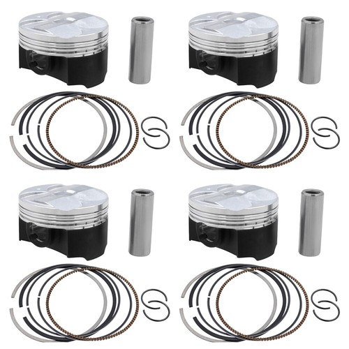 4 Sets STD Piston Rings for Kawasaki Ninja ZX6 ZX600 ZZ-R600 1990-2006 65mm +00