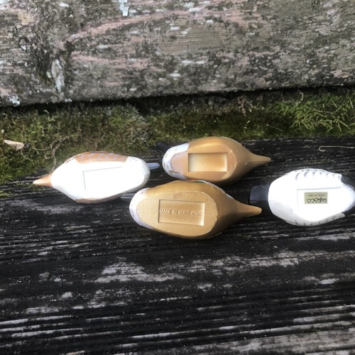 Resin Ducks Set of 4 Enesco Hong Kong 3 1/2  x 2 inches Painted - Picture 8 of 11