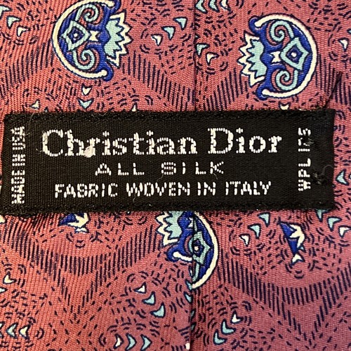 Collana Christian Dior 100% seta marrone made in USA - Foto 4 di 5