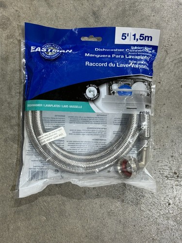 Connettore per lavastoviglie Eastman in acciaio inox #41042 - Foto 1 di 2