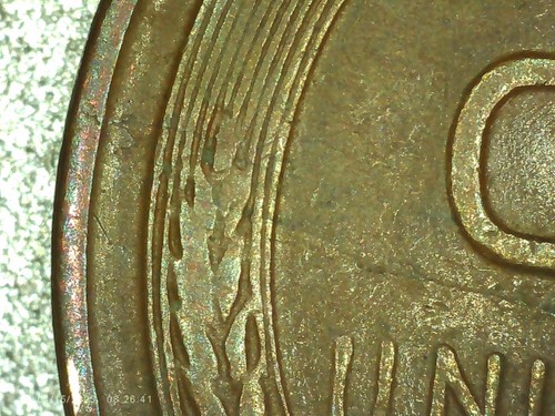 1940D Lincoln Wheat Penny NICE LAMINATION ERROR Coin - Picture 10 of 10