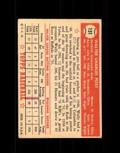 1952 TOPPS SET BREAK 1-310 U-PICK  MIXED CONDITION EXMINT TO FAIR/POOR GRADES - Picture 157 of 319