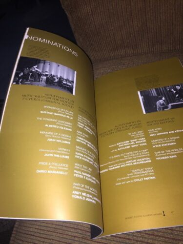 Programma Academy Awards 2006 78° OSCARS Brokeback Mountain!~Heath Ledger~CRASH~ - Foto 3 di 7