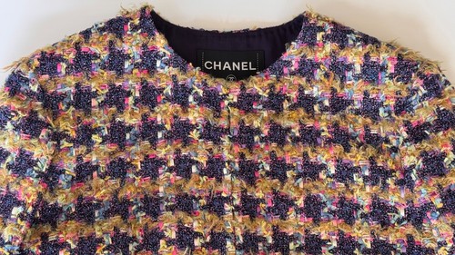 NWT $7450 CHANEL 22A PURPLE MULTICOLOR TWEED RUNWAY JACKET 36 - Picture 9 of 24
