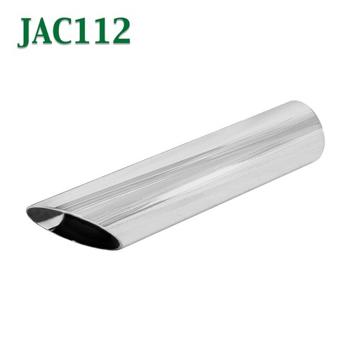 JAC112 1.5" Chrome Angle Cut Exhaust Tip 1 1/2" Inlet / 1 3/4" Outlet / 8" Long - Bild 1 von 2