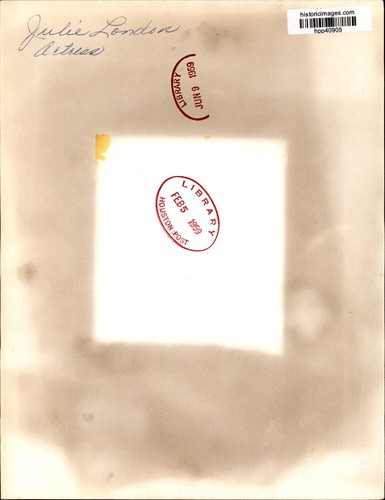 1959 Press Photo Actress-Singer Julie London - hpp40905 - Picture 2 of 2