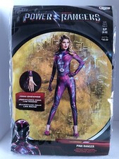 Saban's Power Rangers PINK RANGER Adult Halloween Costume Women's Size S 4-6