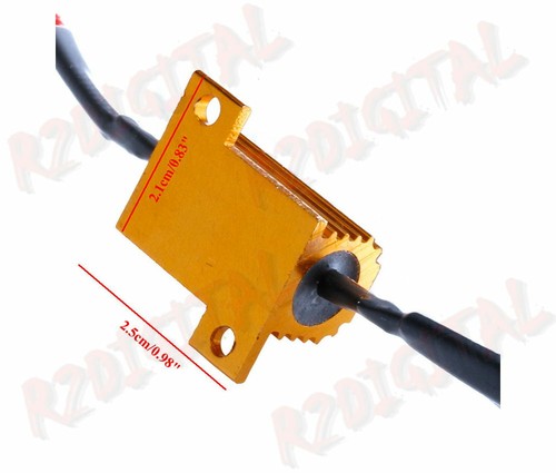 RESISTENZE per LED 21W AUTO MOTO LUCI DIURNE STOP FRECCE INDICATORI DIREZIONE - Picture 4 of 6