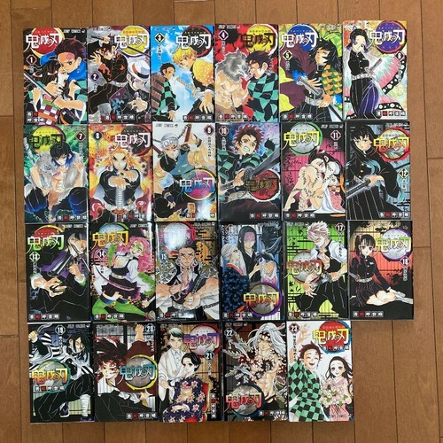 Zabójca demonów Kimetsu no Yaiba Vol.1-23 Kompletny zestaw japońska manga komiks - Zdjęcie 1 z 3