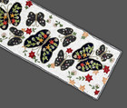Handmade Beads Table Runner Butterfly Table Runner Designer Tableware 13X36 Inch