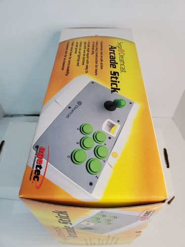 Sega Dreamcast Arcade Stick HKT-7300 Agetec MK-50150 Mint & Complete "A" - Picture 5 of 15