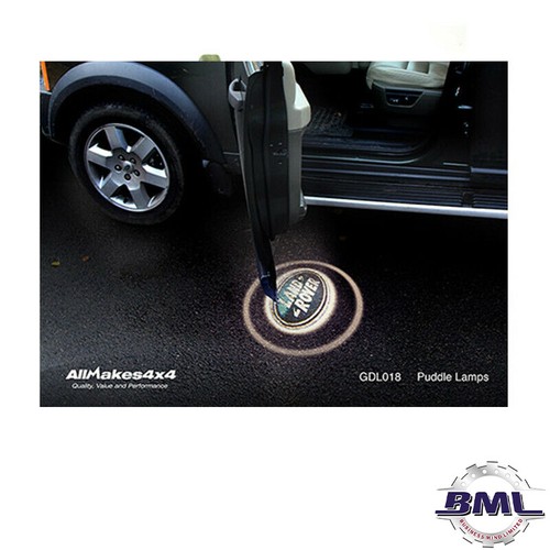 LAND ROVER LOGO PUDDLE LAMPS PAIR ALL VEHICLES. PART GDL018 / TF680 - Picture 2 of 2