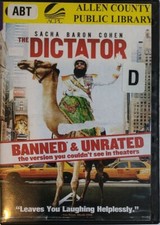 The Dictator (DVD, 2012, Includes Digital Copy UltraViolet)