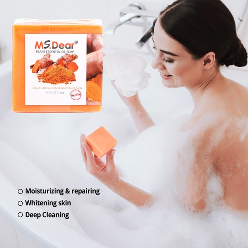 10x Tumeric Soap Skin Whitening Dark Spots lightening Acne Brightening Turmeric - Picture 18 of 20