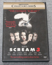 Scream 3 DVD, 2000 Dimension Collector s Series Wes Craven Horror