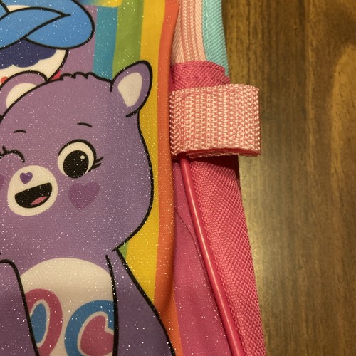 Care Bears Love All Youth Mädchen neu mit Etikett Rucksack Büchertasche hellrosa glitzernd Schule - Bild 4 von 19
