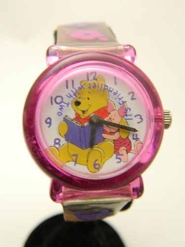  Winnie the Pooh series good silhouette watch leather band lot 555  box #137 - Picture 4 of 6