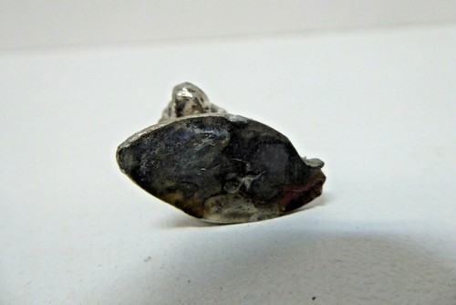 VINTAGE SILVER PLATED SMALL CAST METAL AUSTRALIAN ABORIGINAL HEAD - Picture 4 of 7