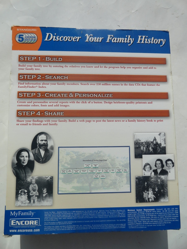 Family Tree Maker 2005 11.2 Ed PC CD genealogy search build share ancestry NEW - Picture 12 of 17