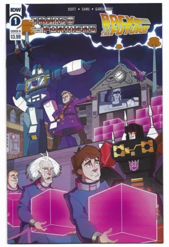 Transformers Back to the Future #1 2020 Unread Murphy Variant Cover B IDW Comics