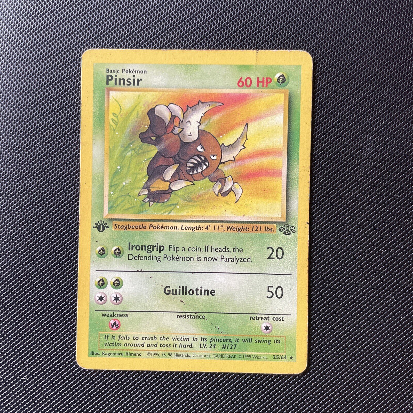 Pokemon TCG Pinsir 25/64 1st Edition Jungle eBay