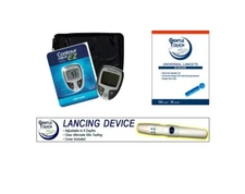 Ascensia Bayer Contour Next EZ Meter With Lancing device & Generic Lancets