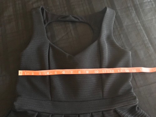 Poof Couture Short Cocktail Sleevless Youth Dress Size L - Picture 7 of 9