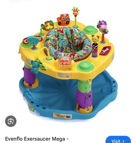 Evenflo Exersaucer Jungle Safari Replacement Part-Jeep With Monkey - Picture 9 of 9