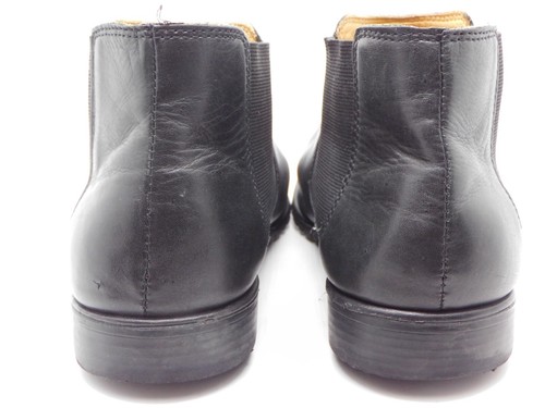 Sandro Footwear Chelsea Style Leather Ankle Boots Pull On Closed Toe Size 8.5D - Picture 4 of 12