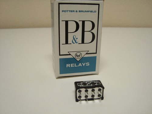 AMF Potter Brumfield HP11D-12 8 pin Mini Relay, 12V DC, Made in USA (NOS) - Picture 2 of 3