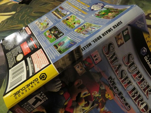 Super Smash Bros Melee NGC Nintendo GameCube CoverArt Genuine Original Manual - Picture 3 of 5