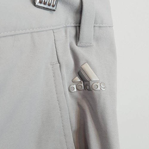 ADIDAS GOLF Mens Size US 38 Grey Pure Motion 3 Stripes Shorts - Picture 3 of 8
