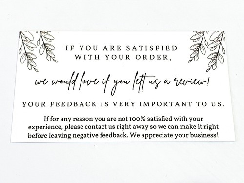 1-5000 eBay Etsy Shopify Seller Thank You Business Cards Double Sided Color #5 - Picture 4 of 4