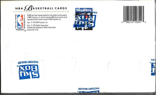 1993-94 Skybox Premium Basketball Series-I Factory Sealed 36 Pack Box Count - Picture 4 of 4