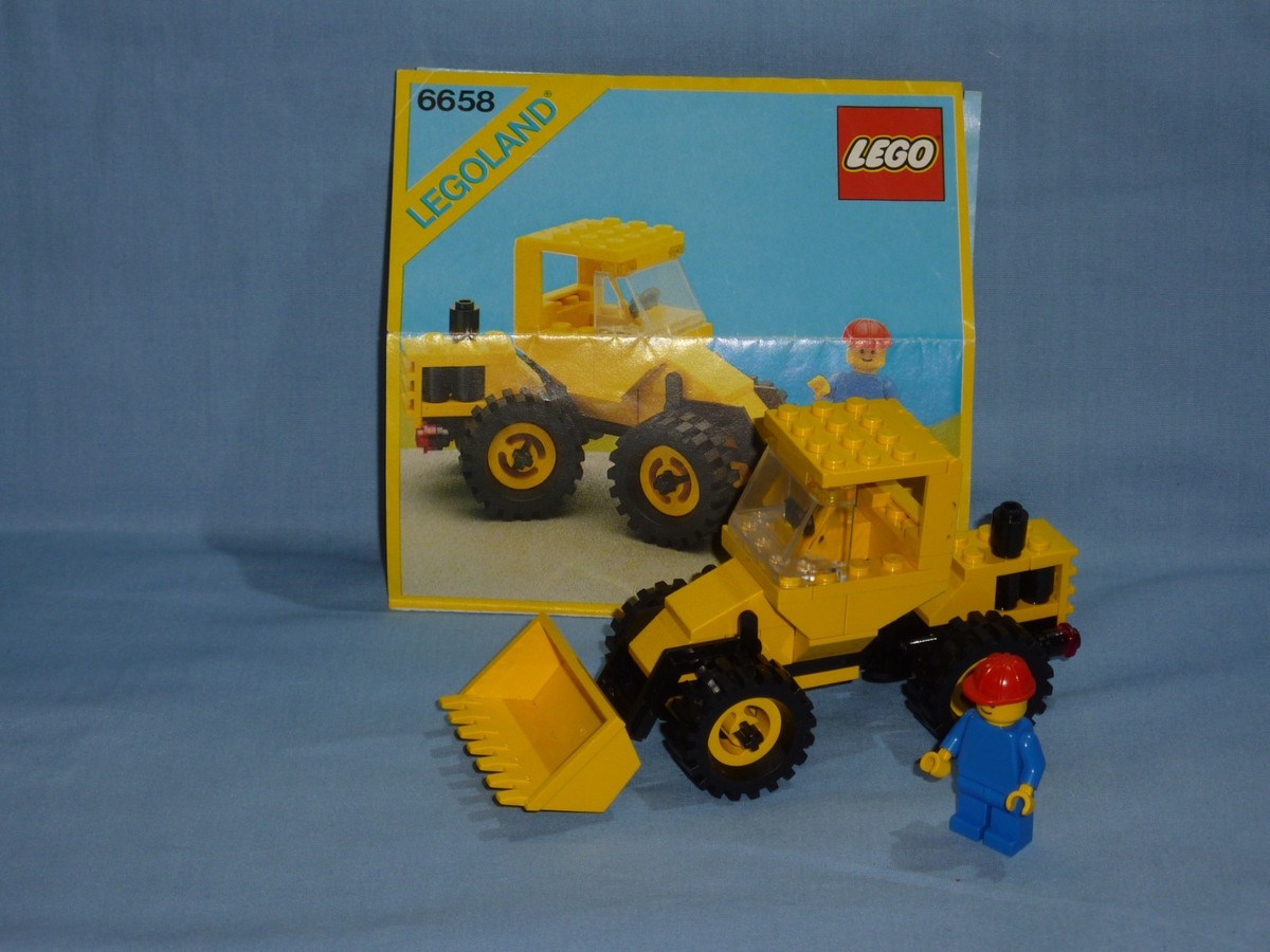 LEGO 6658 BULLDOZER WITH INSTRUCTIONS