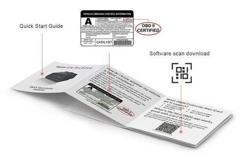 G13 WiFi OBD2 Scanner Code Reader Vgate iCar 2 OBDII Car Diagnostic Scan Tool - Picture 18 of 18