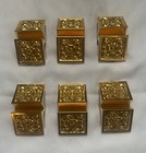 Carvel Hall set of 6 knife rests / placement card holders- discontinued line