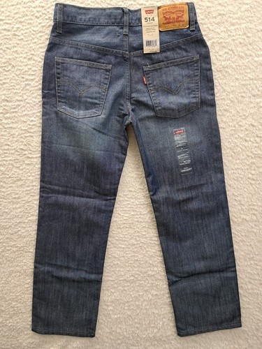 Levis 514 Straight Leg Jeans Boys Size 10 Husky 30x26 Blue New With Tags - Picture 12 of 12