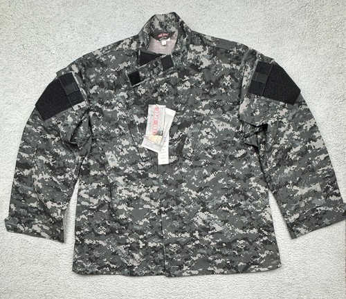TRU-SPEC by Atlanco Military Camo Uniform Full Zip Jacket Shirt Mens 2XL - Picture 17 of 21